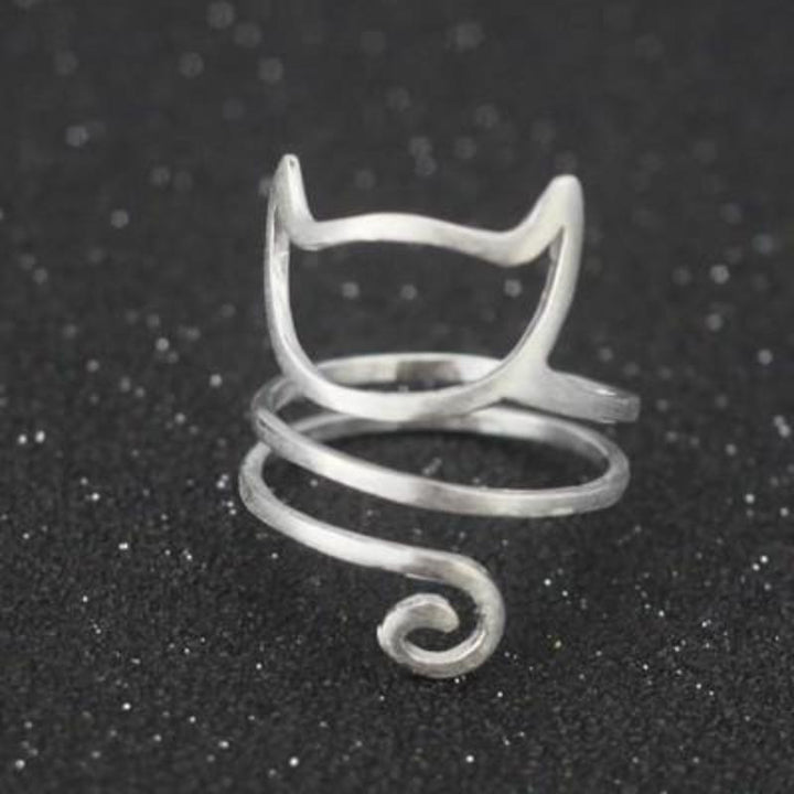 Bague chat tourbillon - Le Petit Fermier