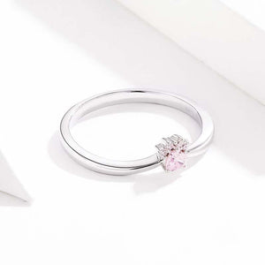 Bague en argent patte de chat rose - Le Petit Fermier