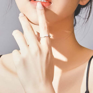 Bague en argent patte de chat rose - Le Petit Fermier