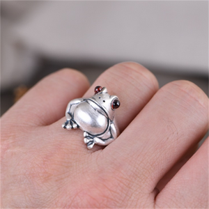 Bague la jolie grenouille qui coasse - Le Petit Fermier