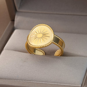 Bague la marguerite dorée - Le Petit Fermier