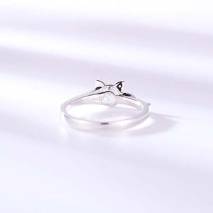 Bague le mignon chat de cristal - Le Petit Fermier