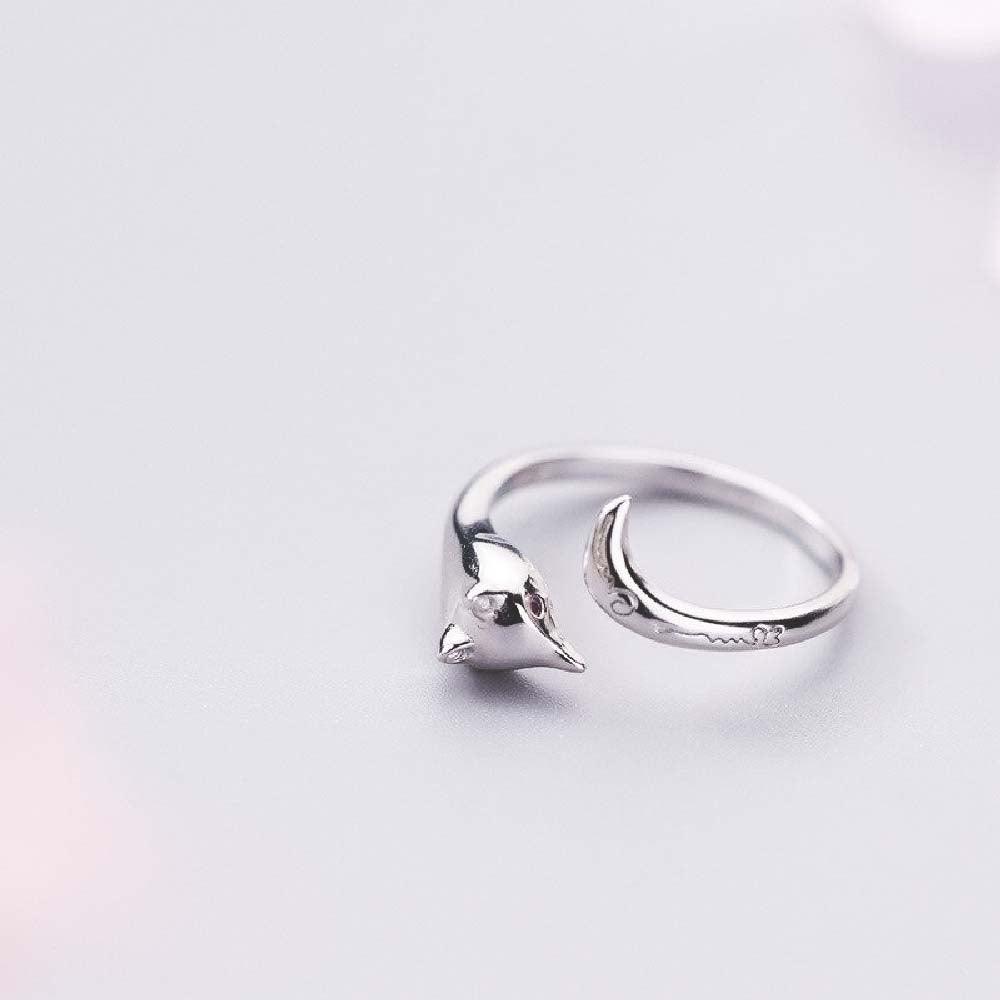 Bague le mignon renard en argent véritable - Le Petit Fermier