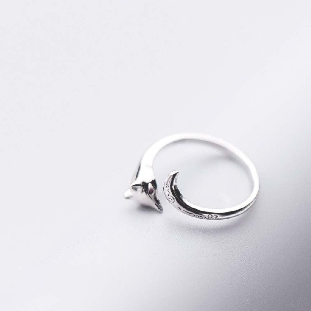 Bague le mignon renard en argent véritable - Le Petit Fermier