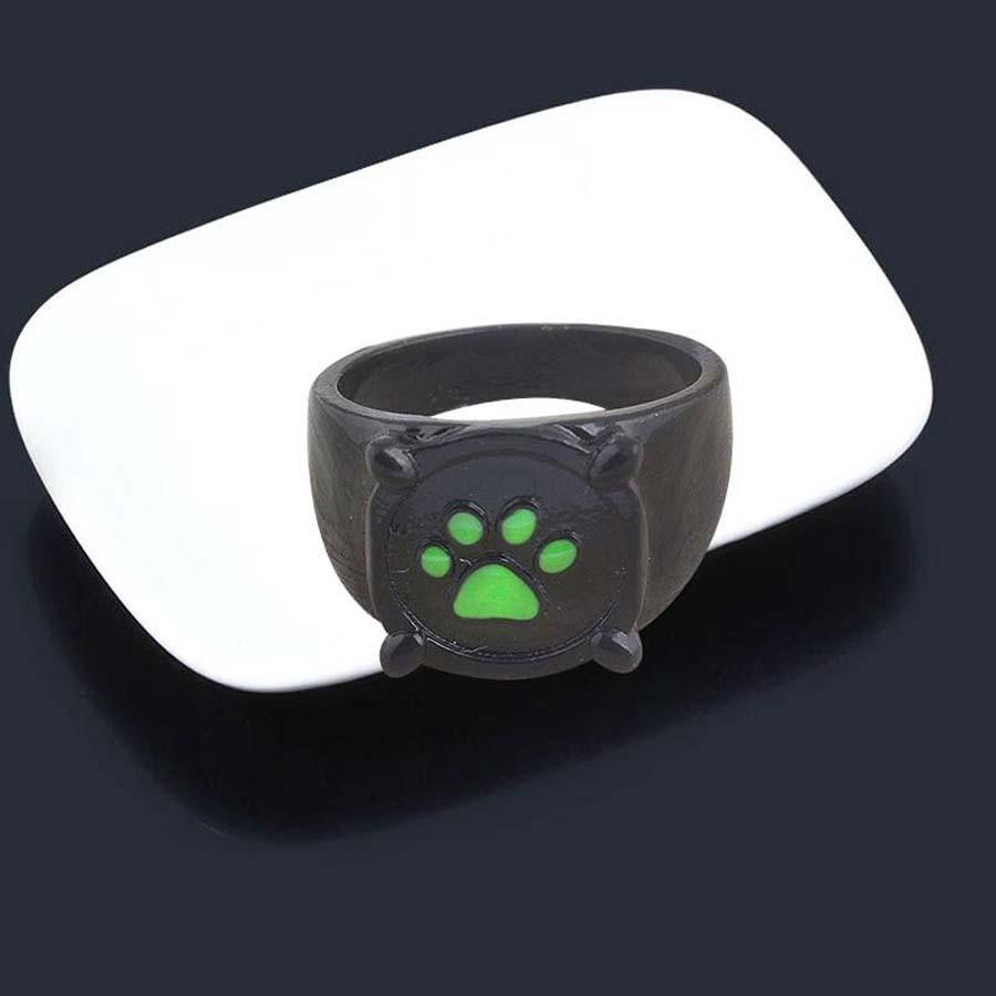Bague noire patte de chat - Le Petit Fermier