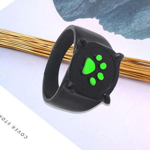 Bague noire patte de chat - Le Petit Fermier