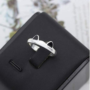 Bague oreilles de chat noires - Le Petit Fermier