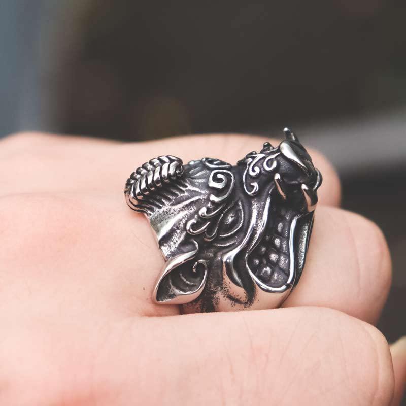 Bague vintage cochon - Le Petit Fermier