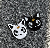 Boucles d'oreilles chat dessin animé - Le Petit Fermier