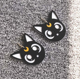 Boucles d'oreilles chat dessin animé - Le Petit Fermier