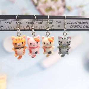 Boucles d'oreilles chat kawaii - Le Petit Fermier