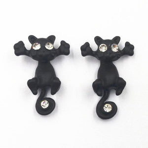 Boucles d'oreilles chat mignon - Le Petit Fermier
