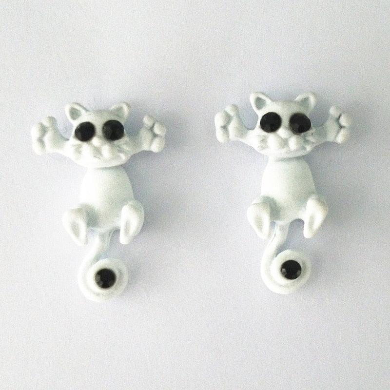 Boucles d'oreilles chat mignon - Le Petit Fermier
