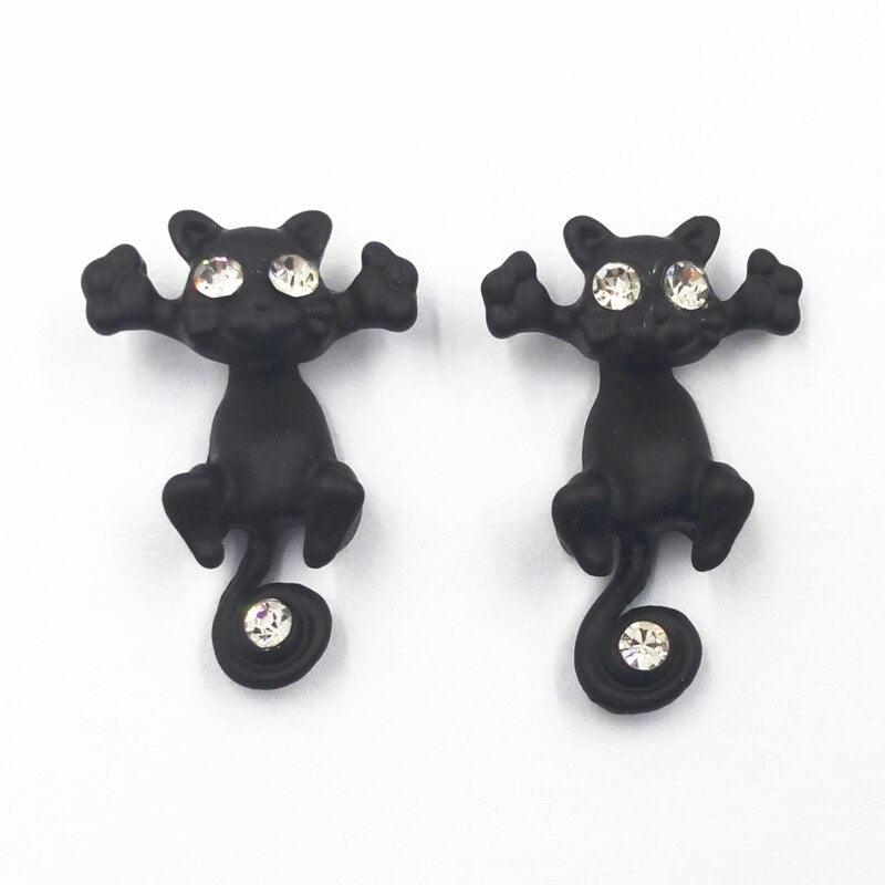 Boucles d'oreilles chat mignon - Le Petit Fermier