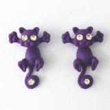 Boucles d'oreilles chat mignon - Le Petit Fermier