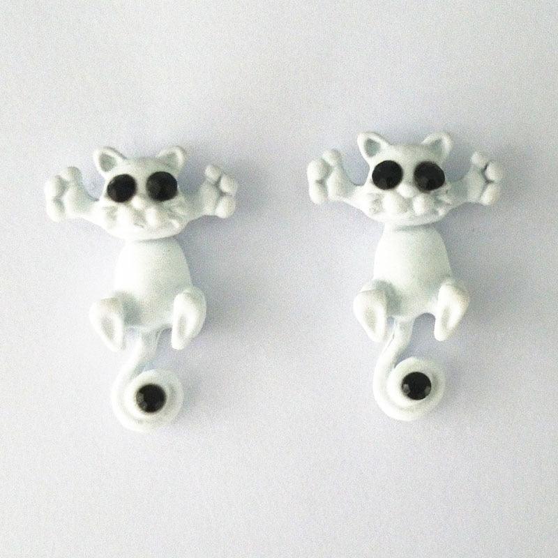 Boucles d'oreilles chat mignon - Le Petit Fermier