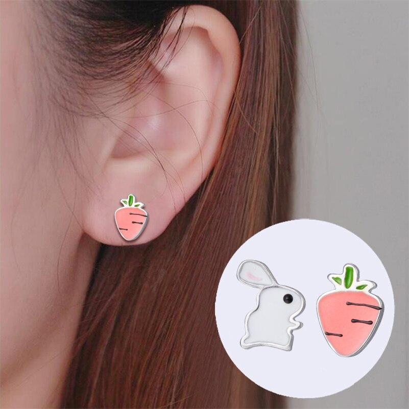 Boucles d'oreilles lapin et carotte - Le Petit Fermier