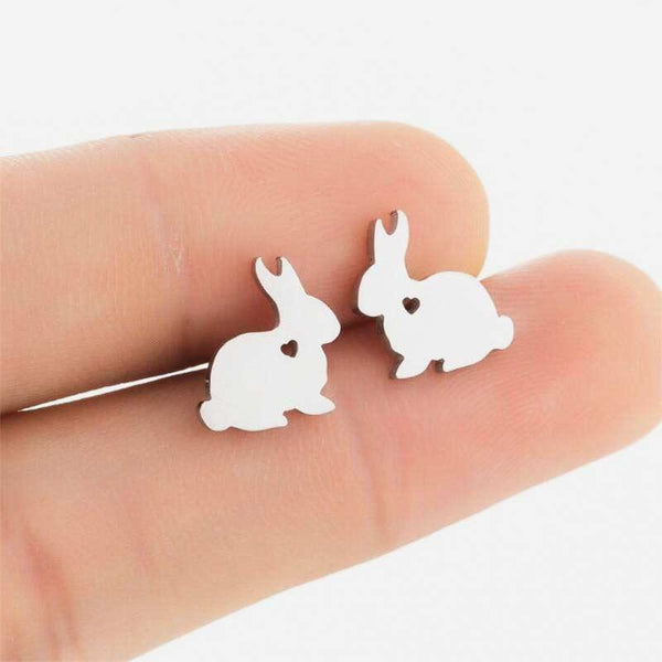 Boucles d'oreilles les petits lapins - Le Petit Fermier