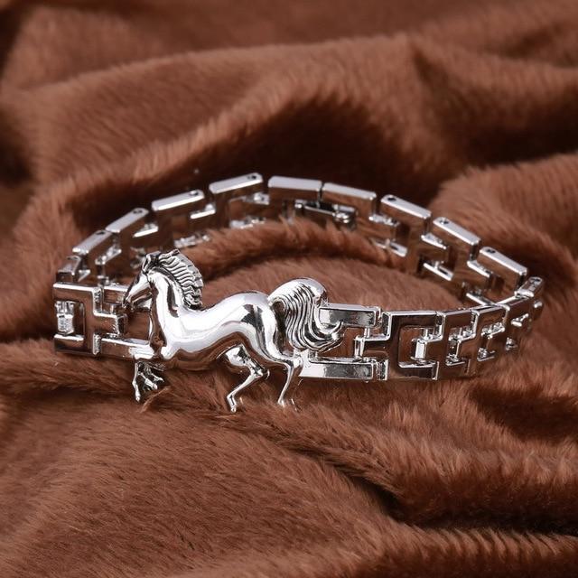 Bracelet de chaîne cheval - Le Petit Fermier