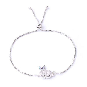 Bracelet lapin en cristal - Le Petit Fermier