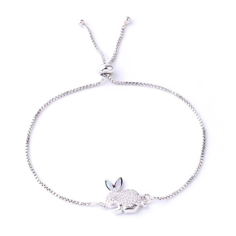 Bracelet lapin en cristal - Le Petit Fermier