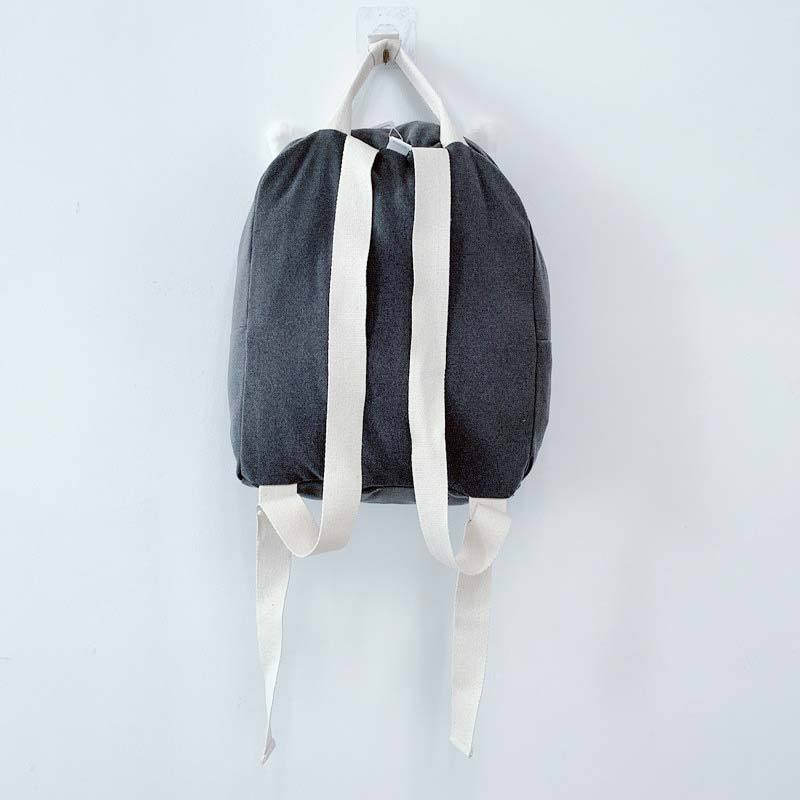 Cartable gris lapin pour enfant - Le Petit Fermier