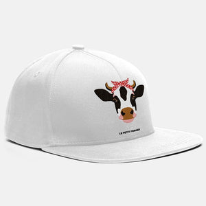 Casquette blanche vachette bandana - Le Petit Fermier