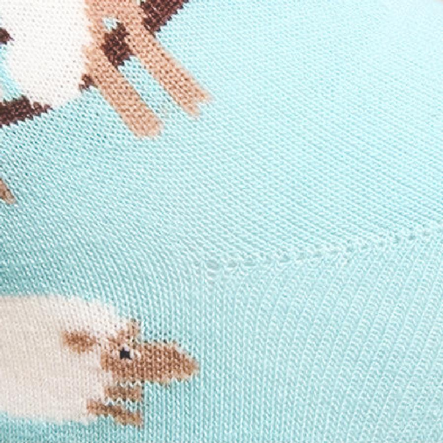 Chaussettes bleues mouton - Le Petit Fermier