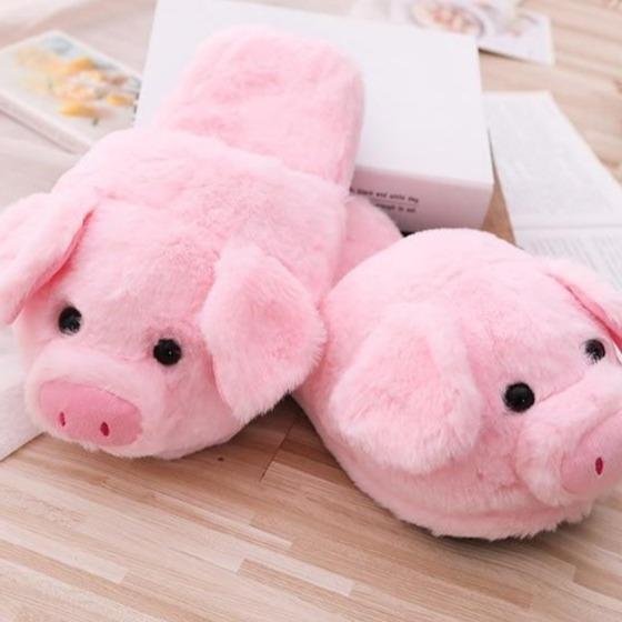 Chausson cochon rose - Le Petit Fermier