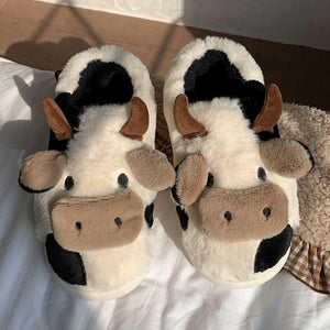 Chausson vache (+un porte clé vache offert) - Le Petit Fermier