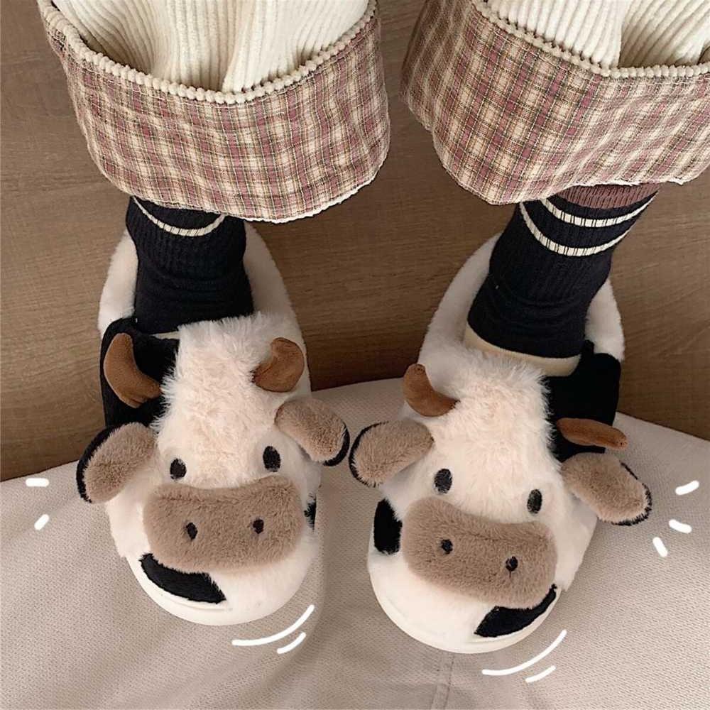 Chausson vache (+un porte clé vache offert) - Le Petit Fermier