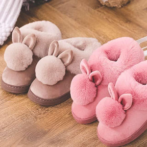 Chaussons lapins polaires - Le Petit Fermier