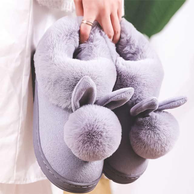 Chaussons lapins polaires - Le Petit Fermier