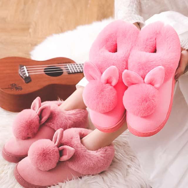 Chaussons lapins polaires - Le Petit Fermier