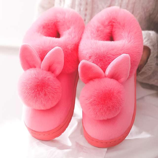 Chaussons lapins polaires - Le Petit Fermier