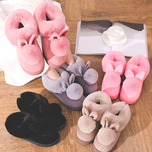 Chaussons lapins polaires - Le Petit Fermier