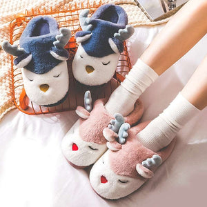 Chaussons tout doux cerf - Le Petit Fermier