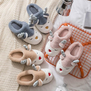 Chaussons tout doux cerf - Le Petit Fermier