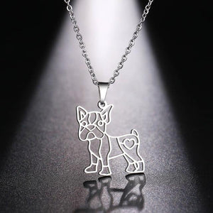 Collier chien origami - Le Petit Fermier