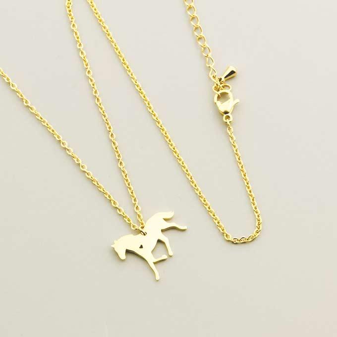 Collier élégant passion cheval - Le Petit Fermier