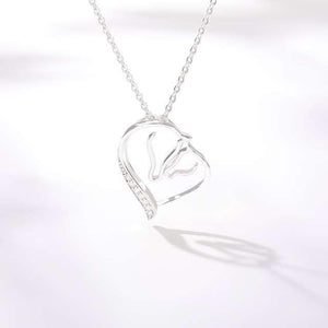 Collier grand amour de chevaux - Le Petit Fermier