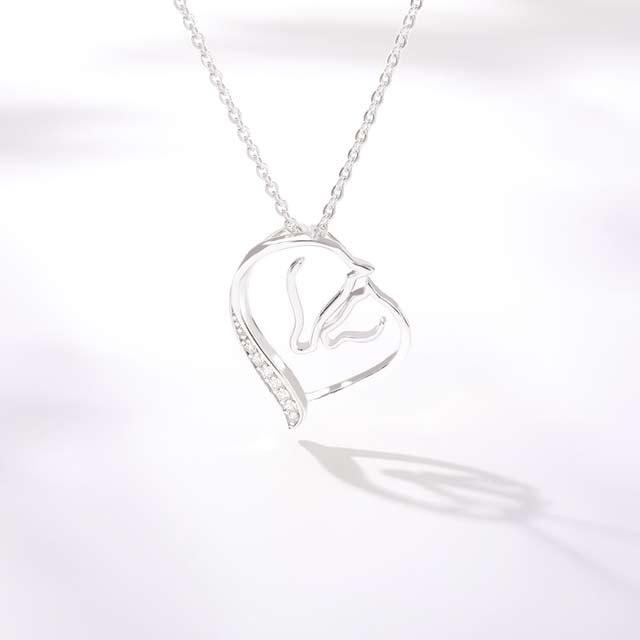 Collier grand amour de chevaux - Le Petit Fermier