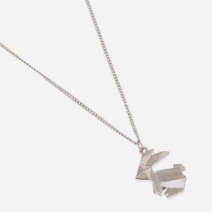Collier lapin origami - Le Petit Fermier