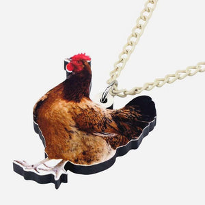 Collier poule rousse - Le Petit Fermier