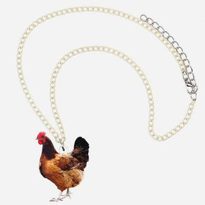 Collier poule rousse - Le Petit Fermier