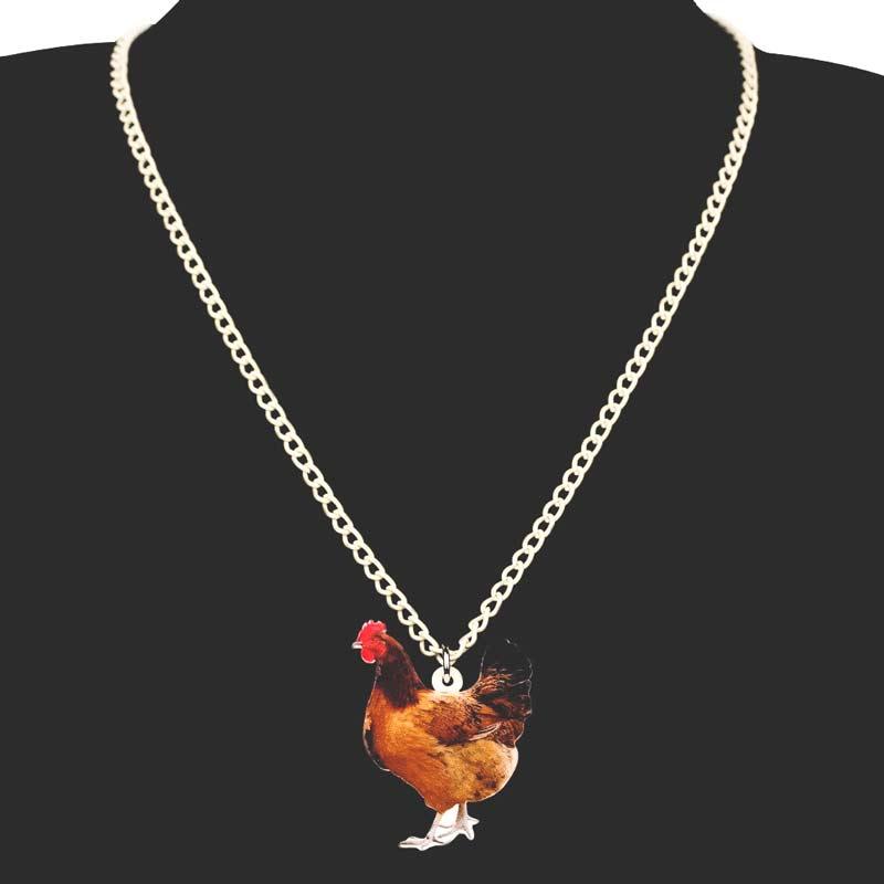 Collier poule rousse - Le Petit Fermier