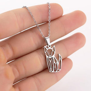 Collier renard en acier inoxydable - Le Petit Fermier