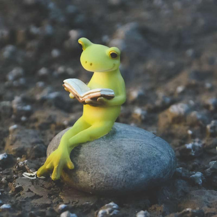 Figurine grenouille en résine - Le Petit Fermier