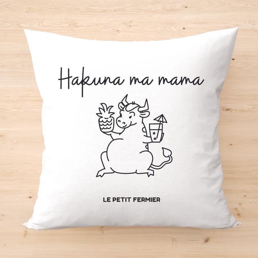 Housse de coussin Hakuna ma Mama - Le Petit Fermier
