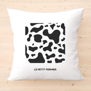 Housse de coussin motif vache - Le Petit Fermier